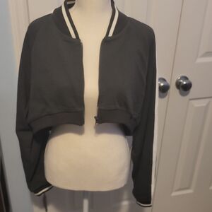 Stylish Black Cropped Jacket